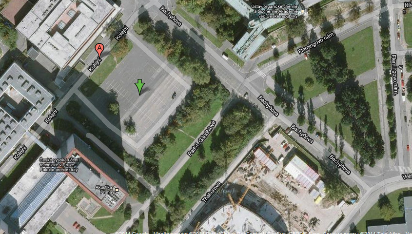 Район нового корпуса на Google Maps