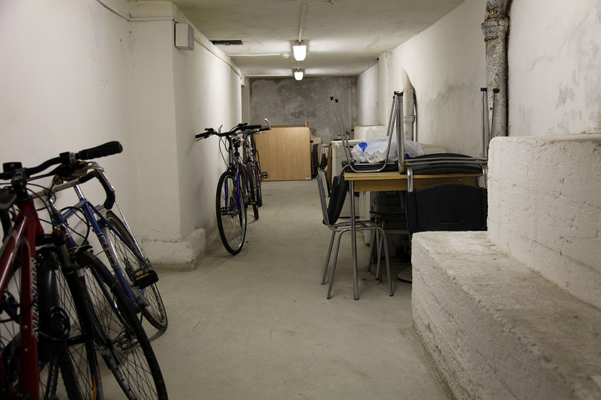 Велосипедохранилище в общежитии ЧВУТ Орлик
