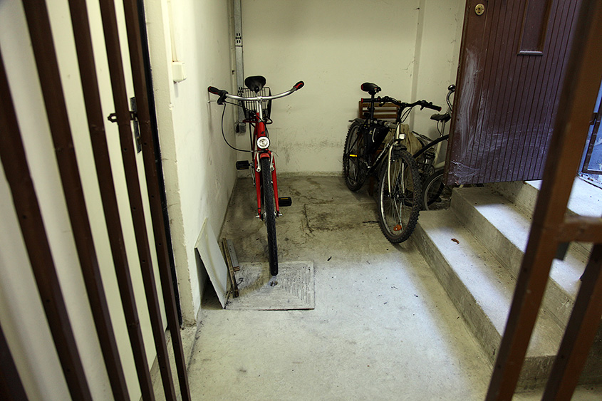 Велосипедохранилище в общежитии ЧВУТ Орлик
